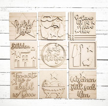 Load image into Gallery viewer, Nativity Laser Cut File | Farmhouse Interchangeable Leaning Sign Bundle File SVG | Glowforge | Farmhouse Signs | Christmas SVG