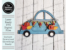 Load image into Gallery viewer, Add-on for Interchangeable Car Svg | Interchangeable Car SVG | Fall Leaves Interchangeable car | Fall | Hello Fall Interchangeable SVG