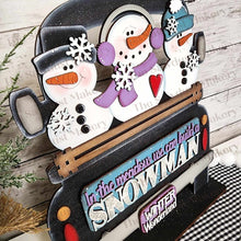 Load image into Gallery viewer, Add-on for Interchangeable Farmhouse Truck SVG | 12" and 24" Truck SVG | In the Meadow Snowmen Truck | Snowman Interchangeable SVG