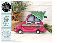 Load image into Gallery viewer, Add-on for Interchangeable Car Svg | Interchangeable Car SVG | Christmas Tree Farm Interchangeable car | Christmas Interchangeable SVG