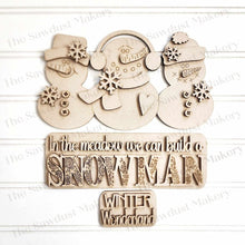 Load image into Gallery viewer, Add-on for Interchangeable Farmhouse Truck SVG | 12" and 24" Truck SVG | In the Meadow Snowmen Truck | Snowman Interchangeable SVG