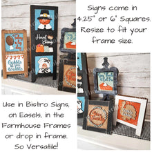 Load image into Gallery viewer, Thanksgiving Sign Laser Cut File | Farmhouse Interchangeable Leaning Sign Bundle File SVG | Glowforge | Farmhouse Signs