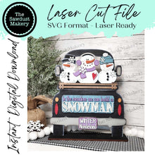 Load image into Gallery viewer, Add-on for Interchangeable Farmhouse Truck SVG | 12" and 24" Truck SVG | In the Meadow Snowmen Truck | Snowman Interchangeable SVG