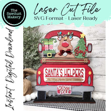 Load image into Gallery viewer, Add-on for Interchangeable Farmhouse Truck SVG | 12" and 24" Truck SVG | Santa's Helper Christmas Truck | Elf Reindeer Interchangeable SVG