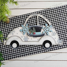 Load image into Gallery viewer, Add-on for Interchangeable Car Svg | Interchangeable Car SVG | Winter Snowman Interchangeable car | Winter Interchangeable SVG