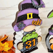 Load image into Gallery viewer, Add-on Interchangeable Gnome SVG File | Halloween Add-on | Laser Cut File | Trick or Treat Gnome SVG File | SVG | Gnome | Gnome Shelf Sitter