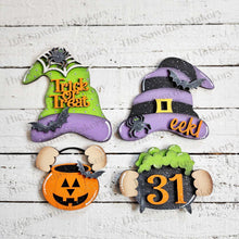 Load image into Gallery viewer, Add-on Interchangeable Gnome SVG File | Halloween Add-on | Laser Cut File | Trick or Treat Gnome SVG File | SVG | Gnome | Gnome Shelf Sitter