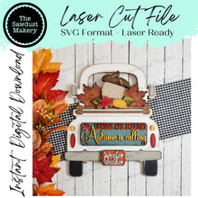 Load image into Gallery viewer, Add-on for Interchangeable Farmhouse Truck SVG | 12" and 24" Truck SVG | Autumn LeavesTruck | Fall Truck | Truck Interchangeable SVG
