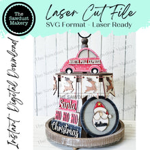 Load image into Gallery viewer, Santa Express SVG File | Laser Cut File | Glowforge | Santa Claus | Reindeer | Rudolph | Christmas VW Bug | Volkswagon Beetle svg