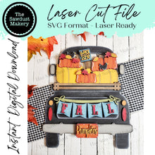Load image into Gallery viewer, Add-on for Interchangeable Farmhouse Truck SVG | 12" and 24" Truck SVG | Fall Hay Bale Truck | Pumpkin Truck | Fall Interchangeable SVG
