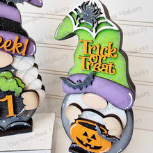 Load image into Gallery viewer, Add-on Interchangeable Gnome SVG File | Halloween Add-on | Laser Cut File | Trick or Treat Gnome SVG File | SVG | Gnome | Gnome Shelf Sitter