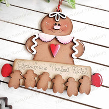 Load image into Gallery viewer, Gingerbread Baker Personalized Christmas Ornament SVG File | Laser Cut File | Christmas Ornament SVG | Ornament SVG | Personalized