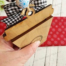 Load image into Gallery viewer, Valentine Latte Cup Ornament Gift Card Holder Laser Cut SVG File | Valentine Card Holders | Laser SVG File | Glowforge | Gift Tag SVG