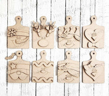 Load image into Gallery viewer, Christmas Breadboard Ornament Bundle SVG File | Laser Cut File | Christmas Ornament Kit | Ornament SVG | Christmas svg | Ornament Laser File