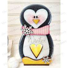 Load image into Gallery viewer, Penguin Candle Votive Shelf Sitter SVG File | Laser Cut File | Christmas SVG | Snowman svg | Votive Candles | Winter SVG