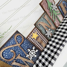 Load image into Gallery viewer, Winter Word Block SVG | Christmas Word Block SVG | SVG File | Laser Cut File | Glowforge | Mantle Decor svg | Christmas svg