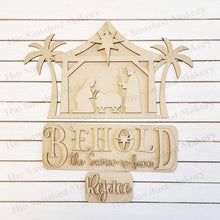 Load image into Gallery viewer, Add-on for Interchangeable Farmhouse Truck SVG | 12" and 24" Truck SVG | Nativity Truck | Manger | Christmas Interchangeable SVG