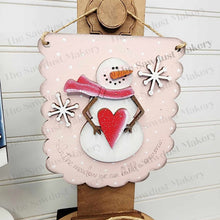 Load image into Gallery viewer, Winter Mini Hanger Signs | Winter Signs SVG | Snowman SVG | Door Hanger | SVG File | Laser Cut File | Glowforge | Mini Post Sign svgs