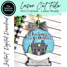 Load image into Gallery viewer, Snow Globe Ornament SVG File | Laser Cut File | Christmas Ornament Kit | Ornament SVG | Winter | Christmas SVG Personalized