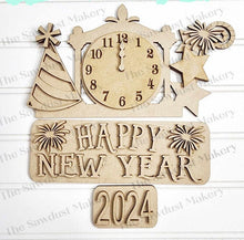 Load image into Gallery viewer, Add-on for Interchangeable Farmhouse Truck SVG | 12" and 24" Truck SVG | Happy New Year Truck | Happy New Year Interchangeable SVG