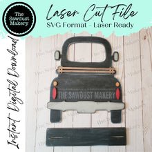 Load image into Gallery viewer, Farmhouse Truck SVG | Interchangeable Farmhouse Truck Starter | 12" and 24" Truck SVG | Laser Cut File | Interchangeable Truck SVG