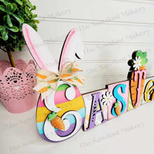 Load image into Gallery viewer, Easter Word Block SVG | Word Block SVG | SVG File | Laser Cut File | Glowforge | Mantle Decor svg | Easter svg