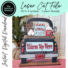 Load image into Gallery viewer, Add-on for Interchangeable Farmhouse Truck SVG | 12" and 24" Truck SVG | Hot Cocoa Truck | Cocoa Bar | Christmas Interchangeable SVG