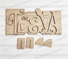 Load image into Gallery viewer, Tea Word Block SVG | Word Block SVG | SVG File | Laser Cut File | Glowforge | Mantle Decor svg | Tea Sign svg | Coffee Bar Word