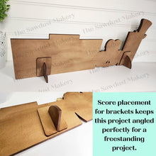 Load image into Gallery viewer, Frosty Word Block SVG | Christmas Word Block SVG | SVG File | Laser Cut File | Glowforge | Mantle Decor svg | Christmas svg