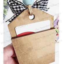 Load image into Gallery viewer, Strawberry Berry Sweet Gift Card Holder Laser Cut SVG File | Strawberry Gift Card Holders | Laser SVG File | Glowforge | Gift Tag SVG