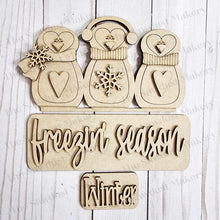 Load image into Gallery viewer, Add-on for Interchangeable Farmhouse Truck SVG | 12" and 24" Truck SVG | Penguin Truck | Winter Truck Interchangeable SVG