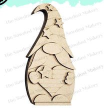 Load image into Gallery viewer, Patriotic Mini Gnome Shelf Sitter SVG File | Laser SVG Cut File | Glowforge | Gnome SVG Laser Cut File | Gnome Shelf Sitter svg | America