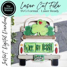 Load image into Gallery viewer, Add-on for Interchangeable Farmhouse Truck SVG | 12" and 24" Truck SVG | Wee Bit Irish Truck | Lucky | St. Patrick Interchangeable SVG