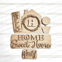 Load image into Gallery viewer, Add-on for Interchangeable Farmhouse Truck SVG | 12" and 24" Truck SVG | Monogram Home Sweet Home Truck | Farmhouse Interchangeable SVG