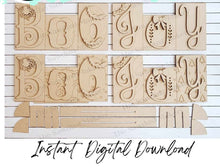 Load image into Gallery viewer, Joy & Boo Word Blocks SVG | Reversible Word Block SVG | SVG File | Laser Cut File | Glowforge | Mantle Decor svg | Holiday svg