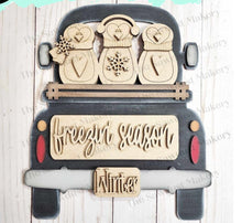 Load image into Gallery viewer, Add-on for Interchangeable Farmhouse Truck SVG | 12" and 24" Truck SVG | Penguin Truck | Winter Truck Interchangeable SVG