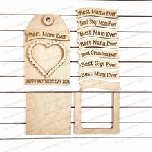 Load image into Gallery viewer, SVG Bundle - Mother's Day Tags Gift Card Holder Laser Cut SVG File | Mother's Day Gift Card Holders | Laser SVG File | Gift Card Holders