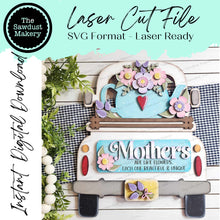 Load image into Gallery viewer, Add-on for Interchangeable Farmhouse Truck SVG | 12" and 24" Truck SVG |Teapot Mother's Day Truck | Mother's Day Truck Interchangeable