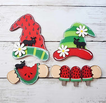 Load image into Gallery viewer, Add-on Interchangeable Gnome SVG File | Summer Add - on | Laser Cut File | Watermelon SVG File | SVG | Gnome | Gnome Shelf Sitter