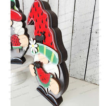 Load image into Gallery viewer, Add-on Interchangeable Gnome SVG File | Summer Add - on | Laser Cut File | Watermelon SVG File | SVG | Gnome | Gnome Shelf Sitter