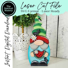 Load image into Gallery viewer, Watermelon Mini Gnome Shelf Sitter SVG File | Laser SVG Cut File | Glowforge | Gnome SVG Laser Cut File | Gnome Shelf Sitter svg | Summer