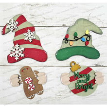 Load image into Gallery viewer, Add-on Interchangeable Gnome SVG File | Christmas Add-on | Laser Cut File | Christmas Gnome SVG File | SVG | Gnome | Gnome Shelf Sitter