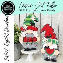 Load image into Gallery viewer, Add-on Interchangeable Gnome SVG File | Summer Add - on | Laser Cut File | Watermelon SVG File | SVG | Gnome | Gnome Shelf Sitter