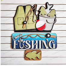 Load image into Gallery viewer, Add-on for Interchangeable Farmhouse Truck SVG | 12" and 24" Truck SVG | Fishing Truck | Gone Fishing | Fishing Truck Interchangeable SVG