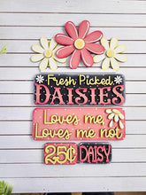 Load image into Gallery viewer, Add-on for Interchangeable Farmhouse Truck SVG | 12" and 24" Truck SVG | Fresh Daisies Truck | Daisy | Daisy Truck Interchangeable SVG