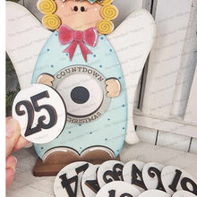 Load image into Gallery viewer, Standing Countdown Angel SVG File | Laser Cut File | Christmas SVG File | Angel SVG | Christmas Shelf Sitter | Countdown to Christmas