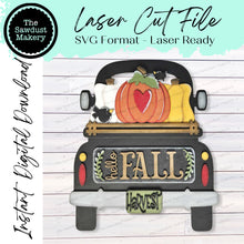 Load image into Gallery viewer, Add-on for Interchangeable Farmhouse Truck SVG | 12" and 24" Truck SVG | Hello Fall Harvest Truck | Fall Interchangeable Digital File
