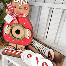 Load image into Gallery viewer, Standing Countdown Gingerbread SVG Laser Cut File | Christmas SVG File | Gingerbread SVG | Christmas Shelf Sitter | Countdown to Christmas