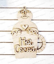 Load image into Gallery viewer, Gingerbread Hot Cocoa Christmas Ornament SVG File | Laser Cut File | Christmas Ornament SVG | Ornament SVG | Gingerbread Ornament Laser Svg
