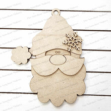 Load image into Gallery viewer, Santa Face Christmas Ornament SVG File | Laser Cut File | Santa Christmas Ornament SVG | Ornament SVG | Santa Claus Ornament Laser Svg